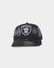 New Era Las Vegas Raiders 'OG Team Paisley Embroidery' 9FORTY A-Frame Snapback Original Team Colours