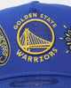 New Era Golden State Warriors 'OG Team Paisley Embroidery' 9FORTY A-Frame Snapback Original Team Colours