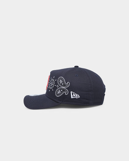 New Era Boston Red Sox 'OG Team Paisley Embroidery' 9FORTY A-Frame Snapback Original Team Colours