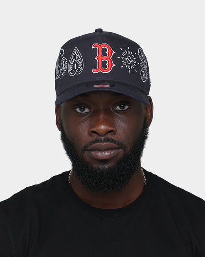 New Era Boston Red Sox 'OG Team Paisley Embroidery' 9FORTY A-Frame Snapback Original Team Colours