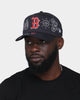 New Era Boston Red Sox 'OG Team Paisley Embroidery' 9FORTY A-Frame Snapback Original Team Colours