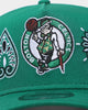 New Era Boston Celtics 'OG Team Paisley Embroidery' 9FORTY A-Frame Snapback Original Team Colours