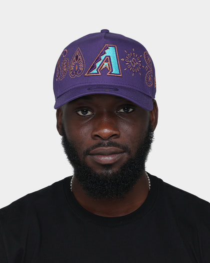 New Era Arizona Diamondbacks 'OG Team Paisley Embroidery' 9FORTY A-Frame Snapback Original Team Colours