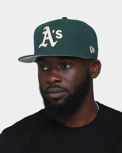 New Era Oakland Athletics 'Chain Stitch' 59FIFTY Fitted Dark Green