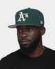 New Era Oakland Athletics 'Chain Stitch' 59FIFTY Fitted Dark Green