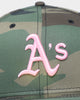 New Era Oakland Athletics 'Camo Twist' 59FIFTY Fitted Camo Pink