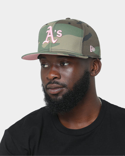 New Era Oakland Athletics 'Camo Twist' 59FIFTY Fitted Camo Pink