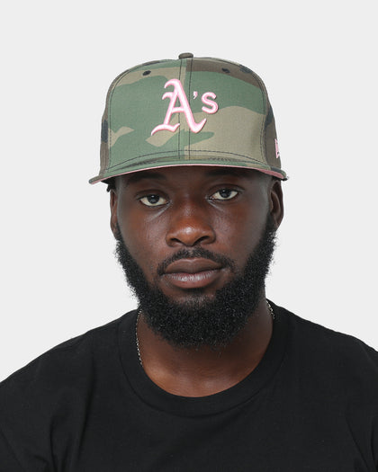 New Era Oakland Athletics 'Camo Twist' 59FIFTY Fitted Camo Pink