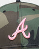 New Era Atlanta Braves 'Camo Twist' 59FIFTY Fitted Camo Pink