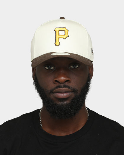 New Era Pittsburgh Pirates 'Cereal' 9FORTY A-Frame Snapback Chrome White/Walnut
