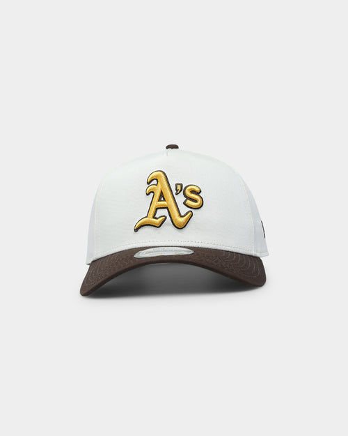 New Era Oakland Athletics 'Cereal' 9FORTY A-Frame Snapback Chrome White/Walnut
