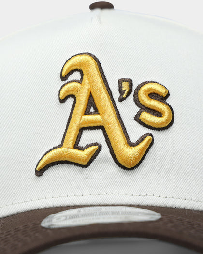 New Era Oakland Athletics 'Cereal' 9FORTY A-Frame Snapback Chrome White/Walnut