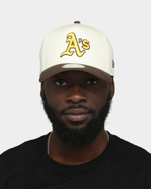 New Era Oakland Athletics 'Cereal' 9FORTY A-Frame Snapback Chrome White/Walnut