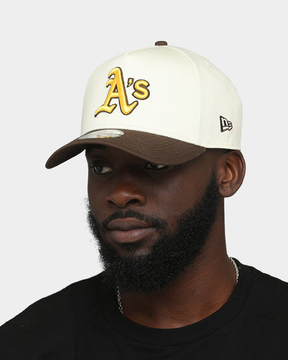 New Era Oakland Athletics 'Cereal' 9FORTY A-Frame Snapback Chrome White/Walnut