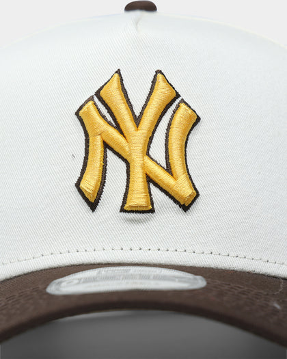 New Era New York Yankees 'Cereal' 9FORTY A-Frame Snapback Chrome White/Walnut