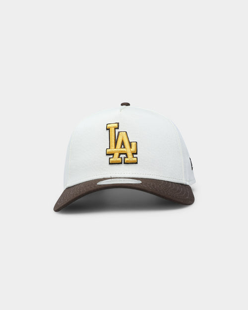 New Era Los Angeles Dodgers 'Cereal' 9FORTY A-Frame Snapback Chrome White/Walnut