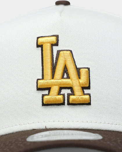 New Era Los Angeles Dodgers 'Cereal' 9FORTY A-Frame Snapback Chrome White/Walnut