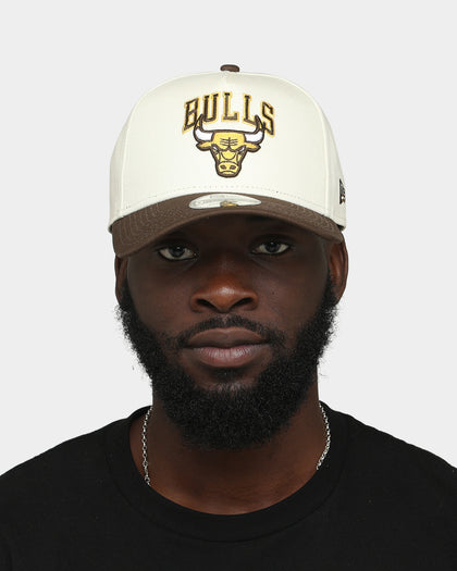 New Era Chicago Bulls 'Cereal' 9FORTY A-Frame Snapback Chrome White/Walnut