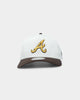 New Era Atlanta Braves 'Cereal' 9FORTY A-Frame Snapback Chrome White/Walnut
