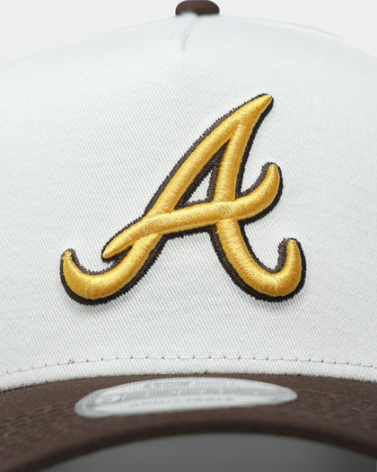New Era Atlanta Braves 'Cereal' 9FORTY A-Frame Snapback Chrome White/Walnut