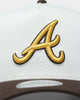 New Era Atlanta Braves 'Cereal' 9FORTY A-Frame Snapback Chrome White/Walnut