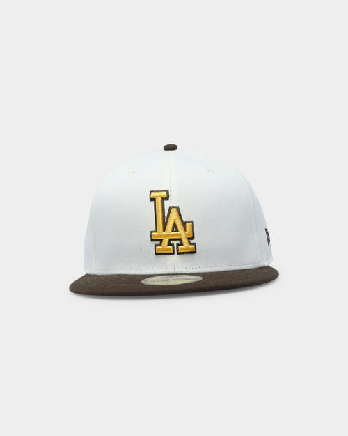 New Era Los Angeles Dodgers 'Cereal' 59FIFTY Fitted Chrome White/Walnut