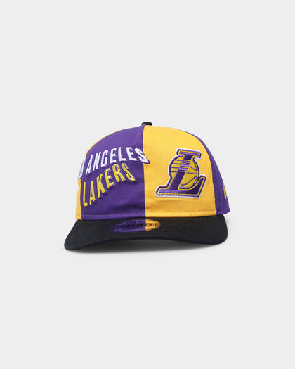 New Era Los Angeles Lakers Yellow Purple Old Golfer Purple/Yellow