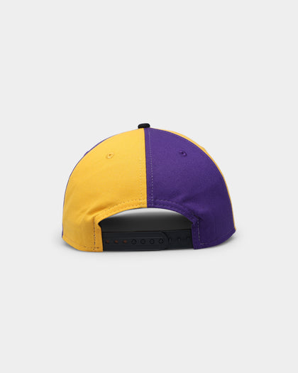 New Era Los Angeles Lakers Yellow Purple Old Golfer Purple/Yellow