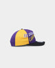 New Era Los Angeles Lakers Yellow Purple Old Golfer Purple/Yellow