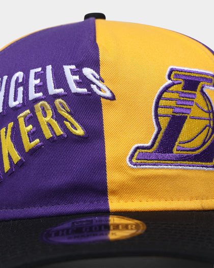 New Era Los Angeles Lakers Yellow Purple Old Golfer Purple/Yellow