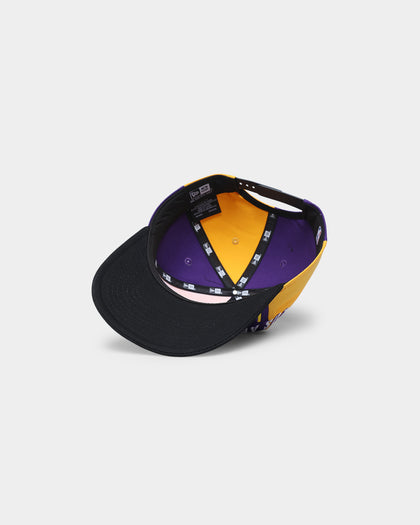 New Era Los Angeles Lakers Yellow Purple Old Golfer Purple/Yellow