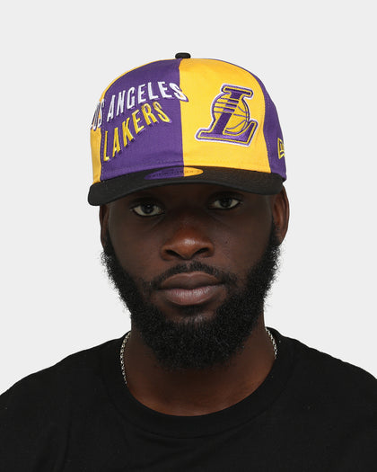 New Era Los Angeles Lakers Yellow Purple Old Golfer Purple/Yellow