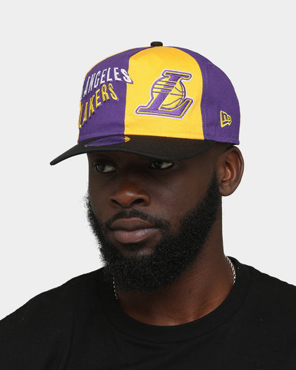 New Era Los Angeles Lakers Yellow Purple Old Golfer Purple/Yellow