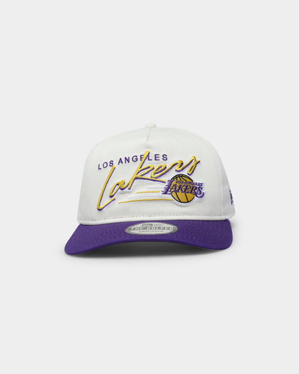 New Era Los Angeles Lakers Chrome Old Golfer White/Purple