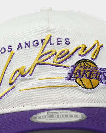 New Era Los Angeles Lakers Chrome Old Golfer White/Purple