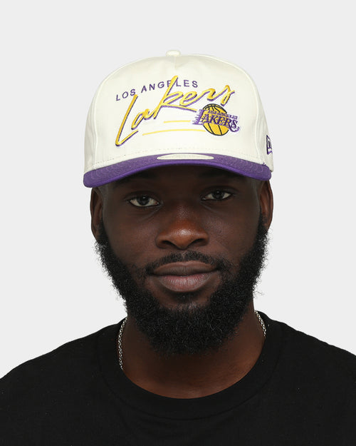 New Era Los Angeles Lakers Chrome Old Golfer White/Purple