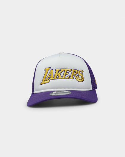 New Era Los Angeles Lakers 9Forty A-Frame Trucker White/Purple