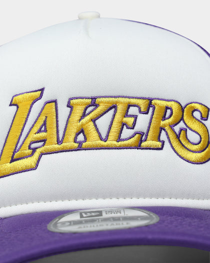 New Era Los Angeles Lakers 9Forty A-Frame Trucker White/Purple