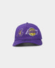 New Era Los Angeles Lakers Two Logo Original Team Colours 9Forty A-Frame Snapback  Purple