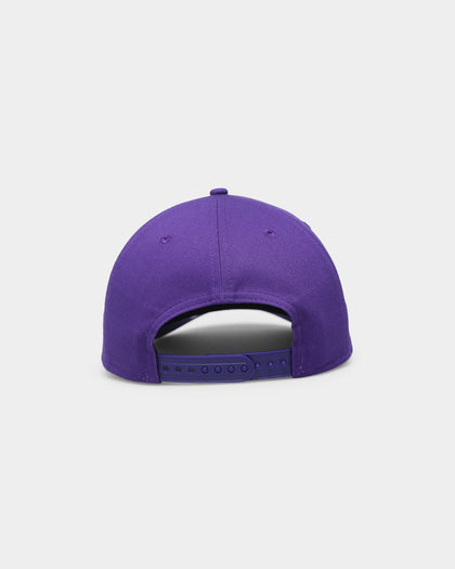 New Era Los Angeles Lakers Two Logo Original Team Colours 9Forty A-Frame Snapback  Purple