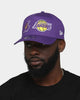 New Era Los Angeles Lakers Two Logo Original Team Colours 9Forty A-Frame Snapback  Purple