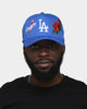 New Era Los Angeles Dodgers Rose Emblem 9Forty A-Frame Snapback  Blue