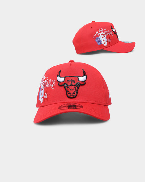 New Era Chicago Bulls 'City Cluster' 9FORTY A-Frame Snapback Red