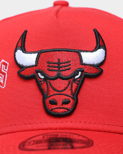 New Era Chicago Bulls 'City Cluster' 9FORTY A-Frame Snapback Red