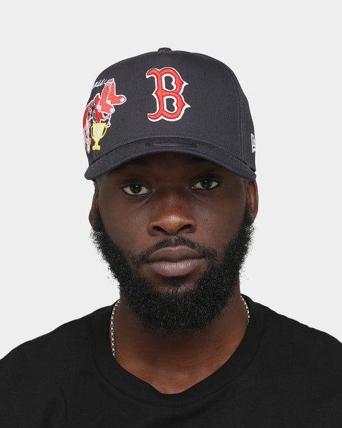 New Era Boston Red Sox 'City Cluster' 9FORTY A-Frame Snapback Black