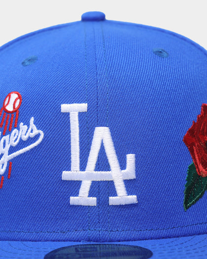 New Era Los Angeles Dodgers Rose Emblem 59FIFTY Fitted Blue