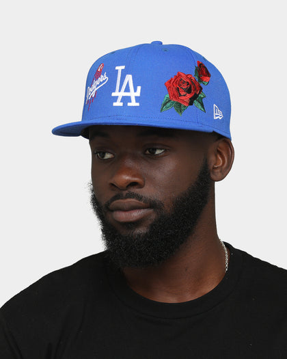 New Era Los Angeles Dodgers Rose Emblem 59FIFTY Fitted Blue