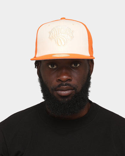 New Era New York Knicks 'Tonal Two-Tone' 59FIFTY Fitted Light Beige