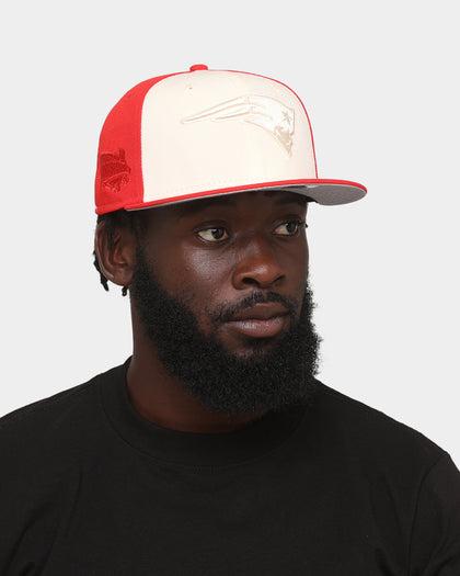 New Era New England Patriots 'Tonal Two-Tone' 59FIFTY Fitted Light Beige