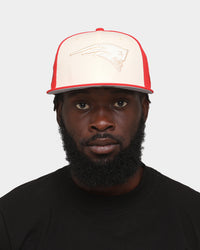 New Era New England Patriots 'Tonal Two-Tone' 59FIFTY Fitted Light Beige